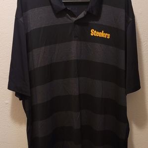 NFL Steelers Polo Shirt/ Dri-Fit Nike 3XL
